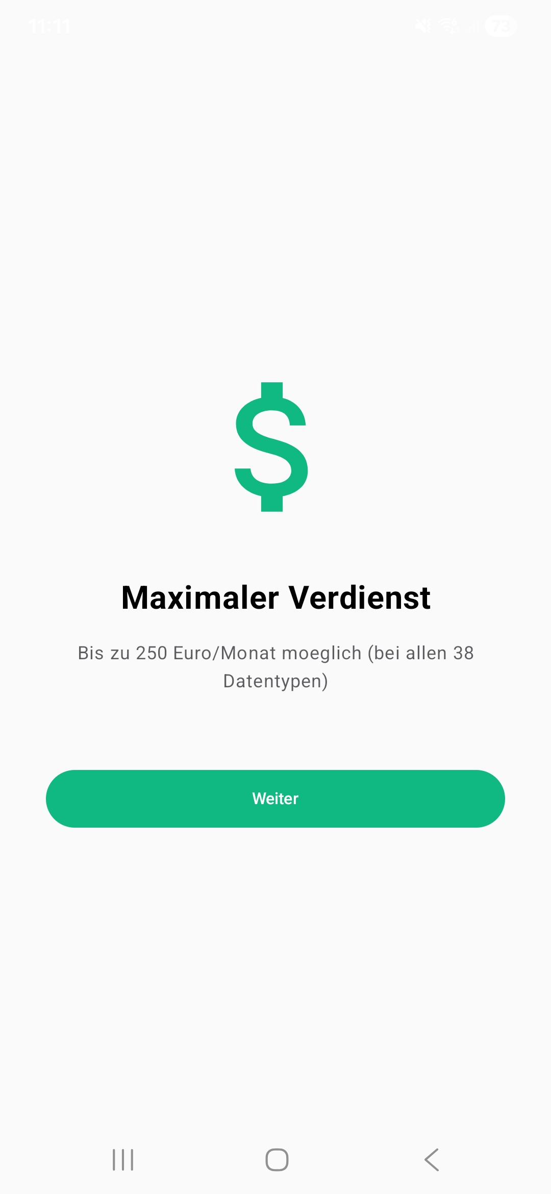 Maximaler Verdienst