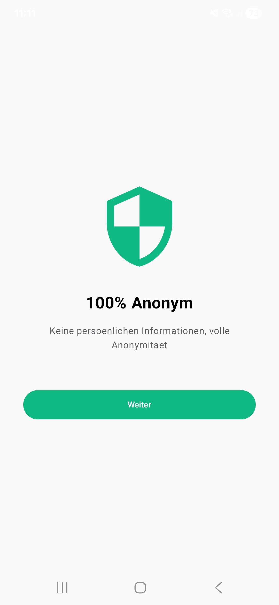 100% Anonym