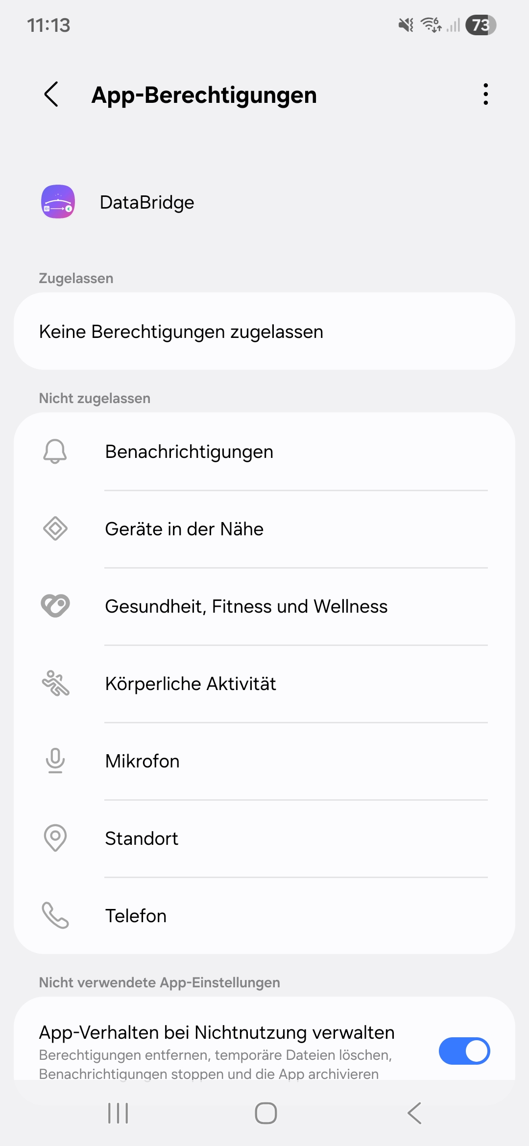 Berechtigungsliste